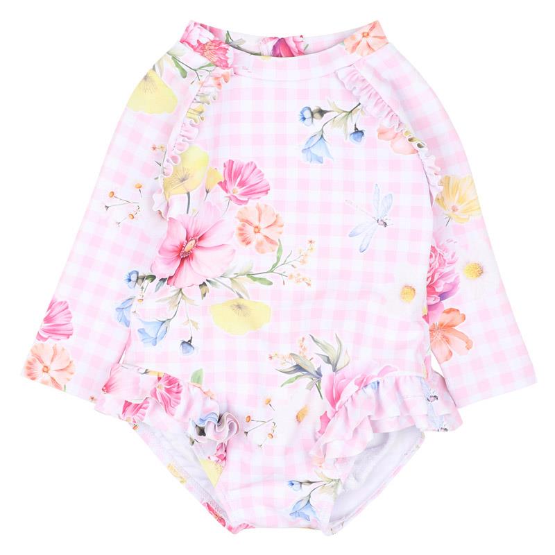 Minihaha Connie Print Ls Sunsuit